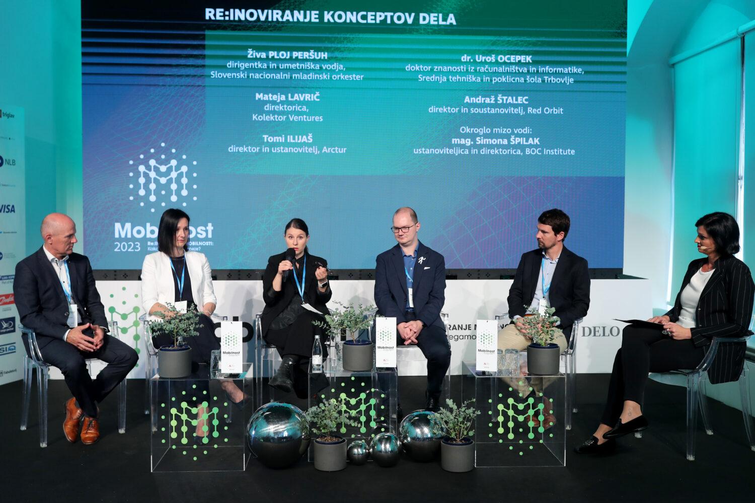 Delova konferenca Mobilnost na Ljubljanskem gradu - Panel: Re:inoviranje konceptov dela 07.06.2023