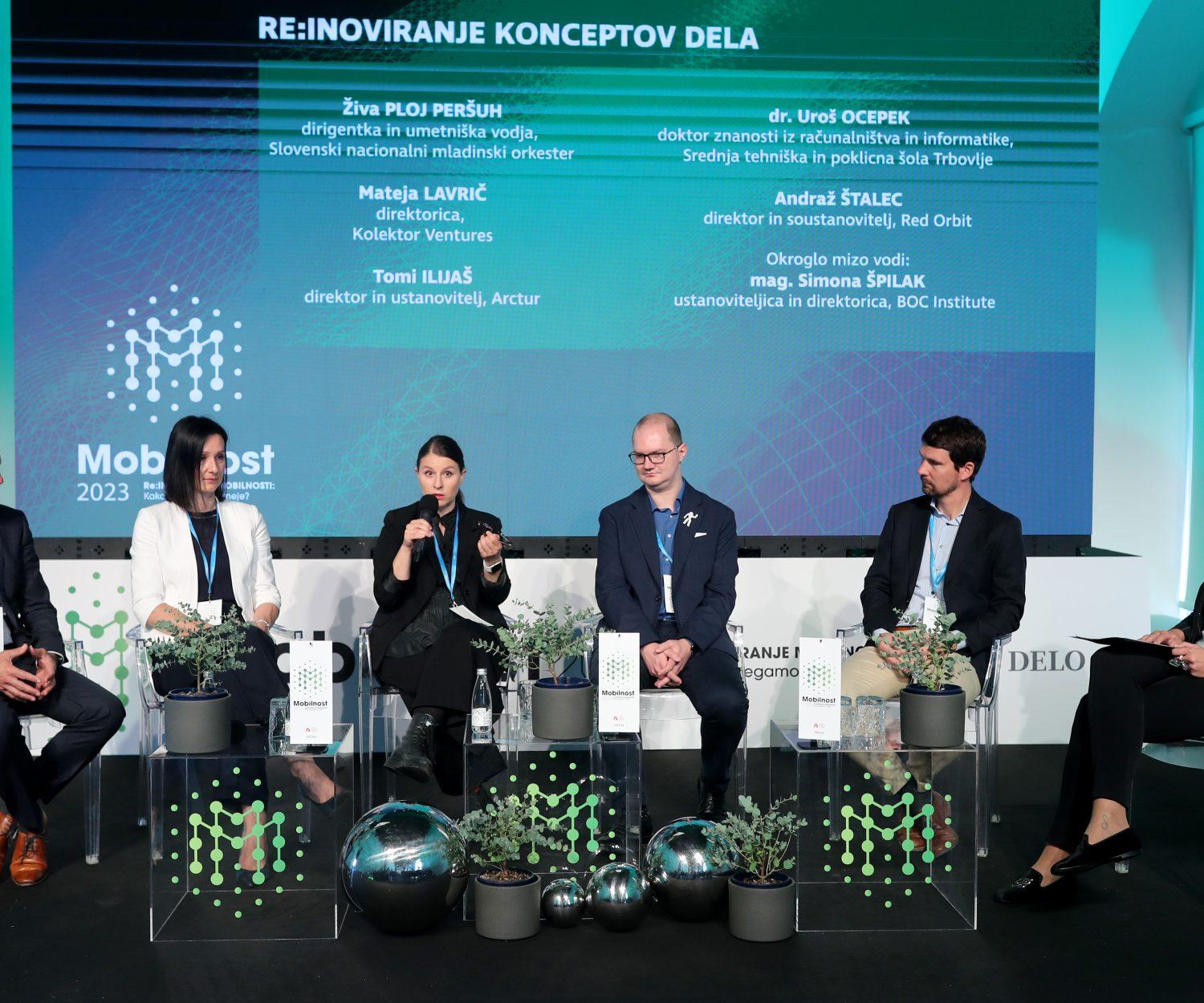 Delova konferenca Mobilnost na Ljubljanskem gradu - Panel: Re:inoviranje konceptov dela 07.06.2023